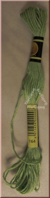 Stickgarn/Sticktwist Fligatto, 8 Meter, Farbe 164, grün hell