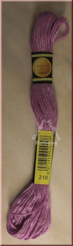 Stickgarn/Sticktwist Fligatto, 8 Meter, Farbe 209, lavendel mittel