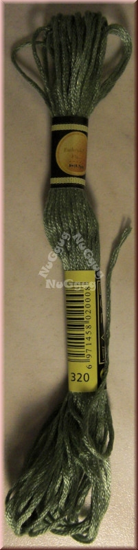 Stickgarn/Sticktwist Fligatto, 8 Meter, Farbe 320, pistaziengrün mittel