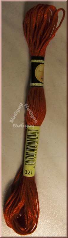Stickgarn/Sticktwist Fligatto, 8 Meter, Farbe 321 rot