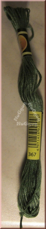 Stickgarn/Sticktwist Fligatto, 8 Meter, Farbe 367, pistaziengrün dunkel