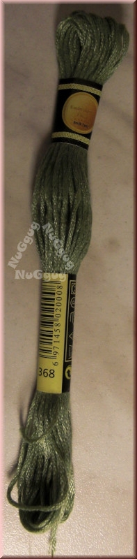 Stickgarn/Sticktwist Fligatto, 8 Meter, Farbe 368, pistaziengrün hell