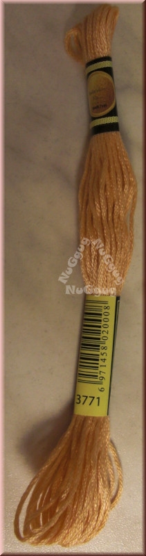 Stickgarn/Sticktwist Fligatto, 8 Meter, Farbe 3771 pfirsich dunkel