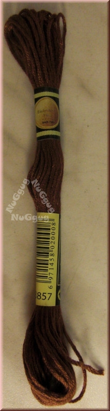 Stickgarn/Sticktwist Fligatto, 8 Meter, Farbe 3857 rosenholz dunkel