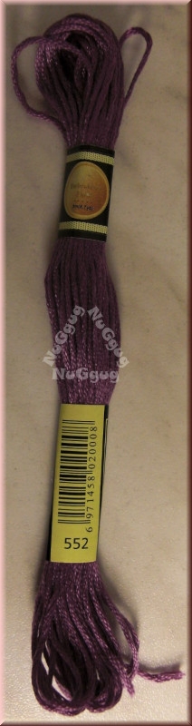 Stickgarn/Sticktwist Fligatto, 8 Meter, Farbe 552 violett mittel