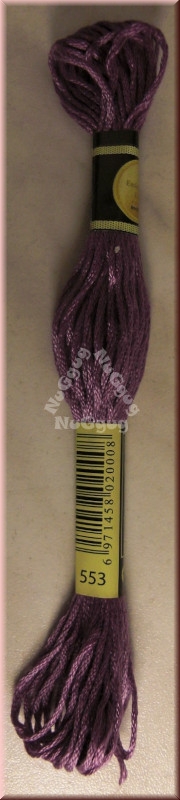 Stickgarn/Sticktwist Fligatto, 8 Meter, Farbe 553 violett
