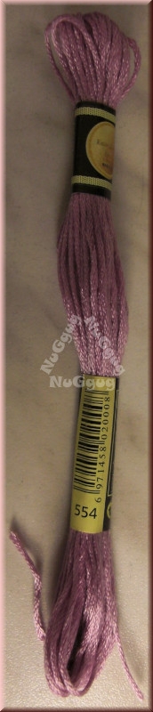 Stickgarn/Sticktwist Fligatto, 8 Meter, Farbe 554 violett hell