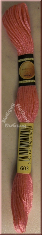 Stickgarn/Sticktwist Fligatto, 8 Meter, Farbe 603 moosbeere