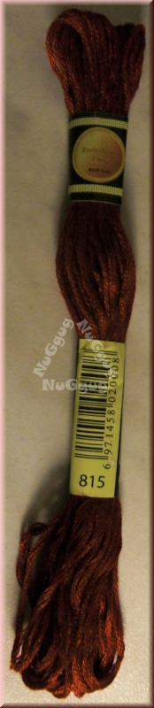 Stickgarn/Sticktwist Fligatto, 8 Meter, Farbe 815 granat mittel