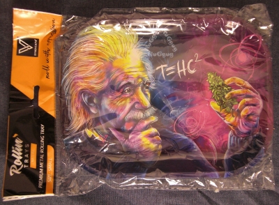 Snack Tray "T=HC² Einstein Classic", small, kleines Tablett von V Syndicate