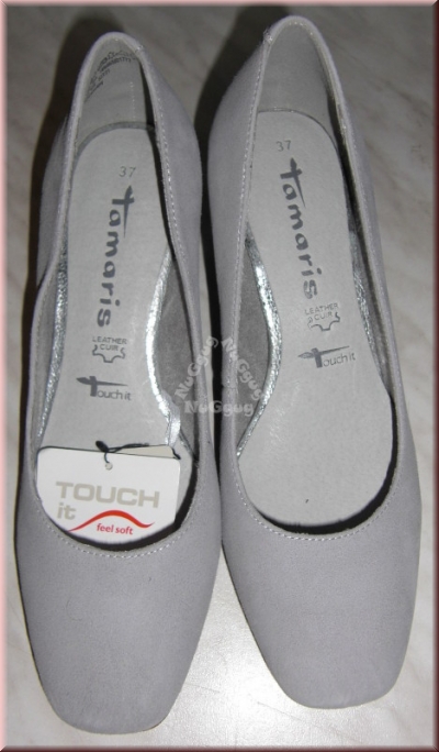 Tamaris 1 22401 28 204 klassische Pumps, Größe 37, grau