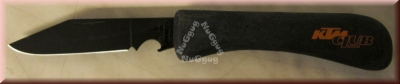 Taschenmesser "KTM Club", schwarz, Solingen, 20 cm