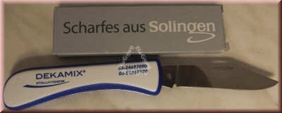 Taschenmesser "Scharfes aus Solingen", Edelstahl/Kunststoff, Klappmesser