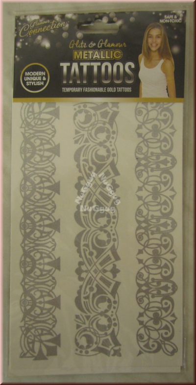 Metallic Tattoos Motiv "Celtic", silber