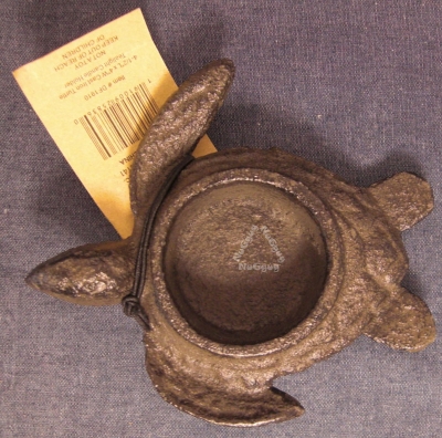 Teelichthalter "Schildkröte", Gusseisen
