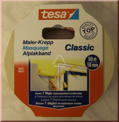 tesa Maler Krepp Classic, 50m x 19mm