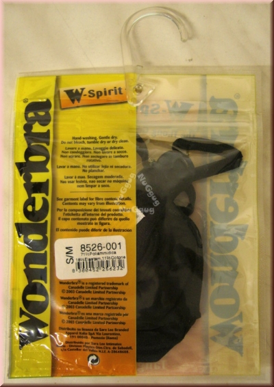 Thong String Tanga, schwarz, Größe S/M, von Wonderbra