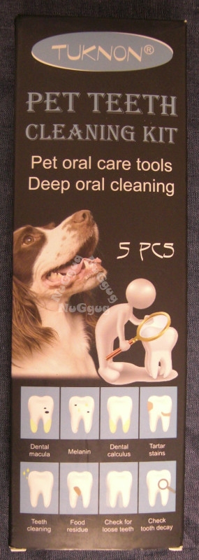 Zahnpflege Set für Tiere, 5-teilig, Pet Teeth Cleaning Kit, von Tukon