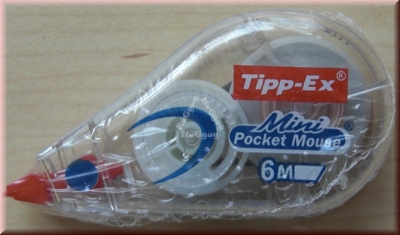 Tipp-Ex Mini Pocket Mouse, Korrekturroller 5 mm, weiß, 6 Meter