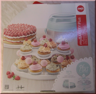 Tortenplatte myBAKERY Plus von Emsa, Falt Partybutler mit Etagere