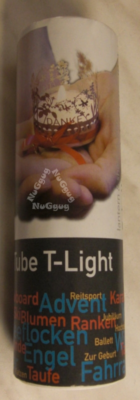 Tube Box Windlicht Schattenspiel "Yoga", Teelichthalter, von 13gramm