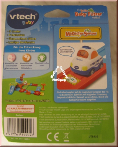 Tut Tut Baby Flitzer Polizei von vtech