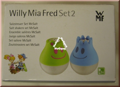 Salz- und Pfefferstreuer Set McSalt "Willy Mia Fred Set 2, grün + blau, von WMF