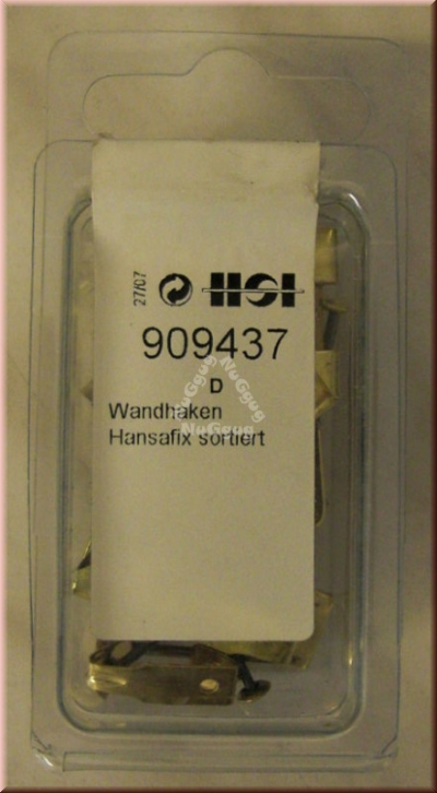 Wandhaken Hansafix sortiert, 10 Stück