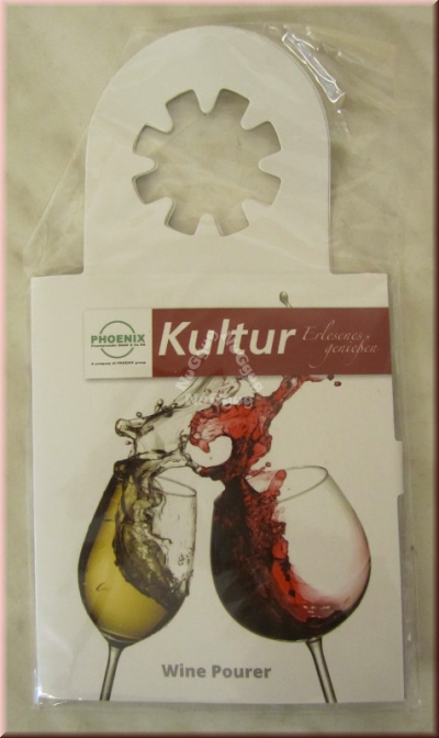 Folien Wein Ausgießer, Foil Wine Pourer, Tropfschutz