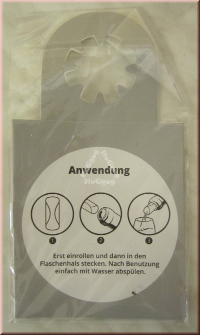 Folien Wein Ausgießer, Foil Wine Pourer, Tropfschutz