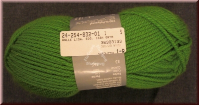 Wolle Lisa Premium, grün, 50 Gramm, von gründl, Wollknäuel