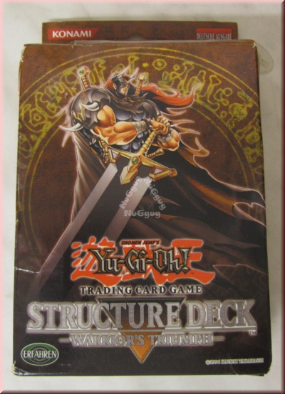 Konami Yu-Gi-Oh! Warriors Triumph Structure Deck, 1. Auflage, deutsche Ausgabe