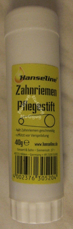 Zahnriemen Pflegestift, 40 Gramm, von Hanseline