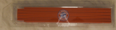 Zollstock "FC BAYERN MÜNCHEN", 2 Meter, Holz, Gliedermaßstab, beidseitig, rot