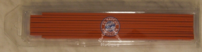 Zollstock "FC BAYERN MÜNCHEN", 2 Meter, Holz, Gliedermaßstab, beidseitig, rot