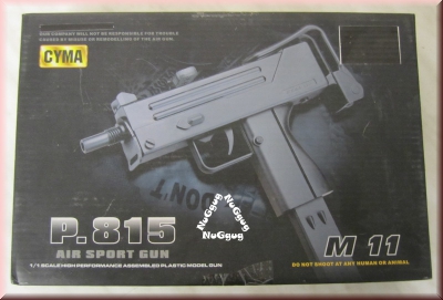 Air Sport Gun P.815, Softair Uzi P815 Maschinenpistole mit 6 mm Munition