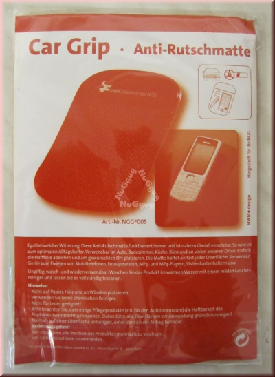 NuGgug - Anti-Rutschmatte Car Grip, rot