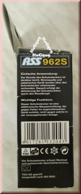 Fehlerstrom-Schutzstecker ASS 926S, schwarz, IP 54