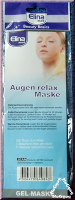 Augen relax Maske, Gel-Maske, Elina