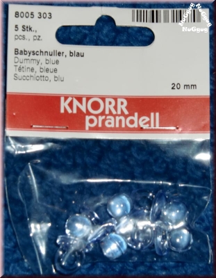 Babyschnuller. blau. Knorr prandell