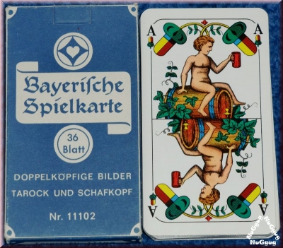 Bayerische Spielkarten. Tarock und Schafkopf