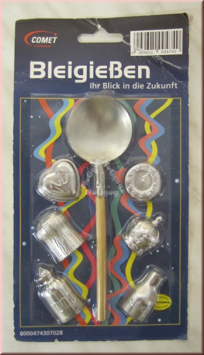 Bleigießen, 7-teiliges Set, Comet