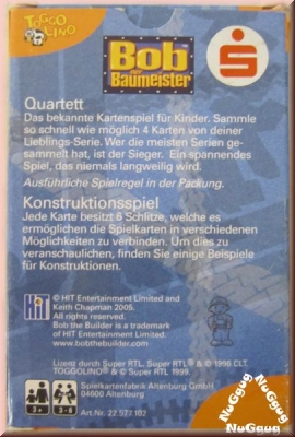 Bob der Baumeister, Quartett und Konstruktionsspiel von ASS