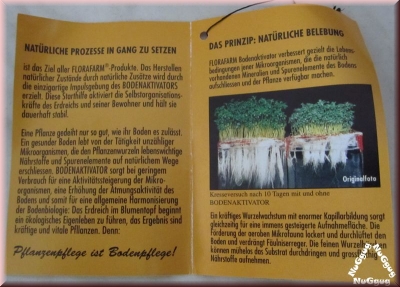 Bodenaktivator FloraFarm für Zimmerpflanzen, 500ml