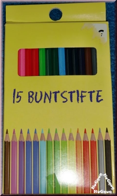 Buntstifte, 15 Stück