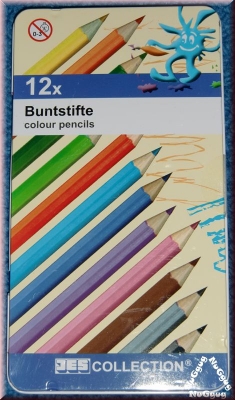 Buntstifte JES Collection, 12 Stück