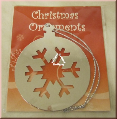 Weihnachtsanhänger "Schneeflocke", Christmas Ornaments, von Brunnen