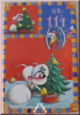 Diddl Sammelfigur Nummer 114 "Weihnachten" im Originalkarton