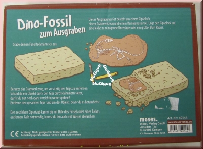 Dino-Fossil zum Ausgraben von Moses