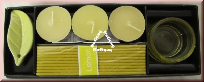 Duft-Set Lemon, 15-teilig, Raumduft